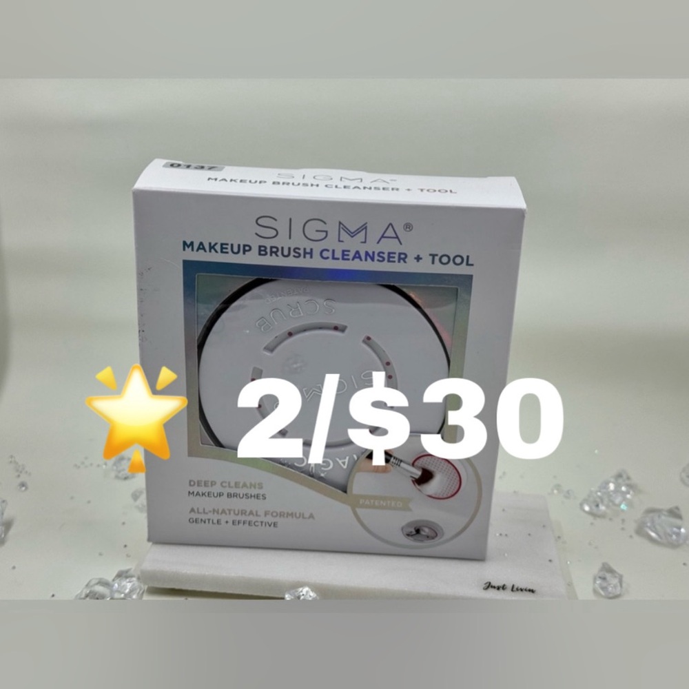 🌟 Sigma Makeup Brush Cleanser + Tool